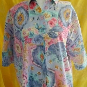 Women's short sleeve blouse